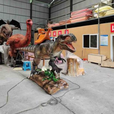 Китай Специальное звучание Аниматорная динозавровая езда для развлекательных центров продается