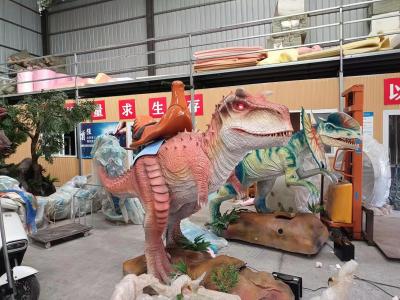 China Paseo Animatronic modificado para requisitos particulares del dinosaurio con color y tamaño ajustables en venta
