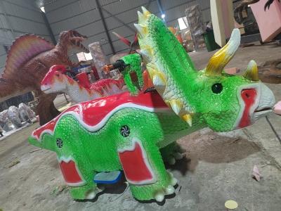 China Animatronic Dino Scooter Amusement Riding Toy For Funfair à venda