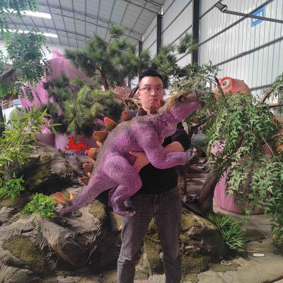 China Amusement Activities Robotic Rubber Realistic Hand Robot Dinosaur Puppet Baby Dino Animatronic For Sale for sale