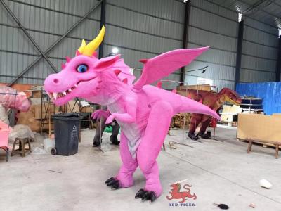 China Customized Cartoon Dragon Costume Animatronics Dinosaur Lovely Costume For Kids Park for sale