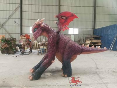 China Adventure park carnival parade attractive animatronic realistic dragon costume for sale for sale