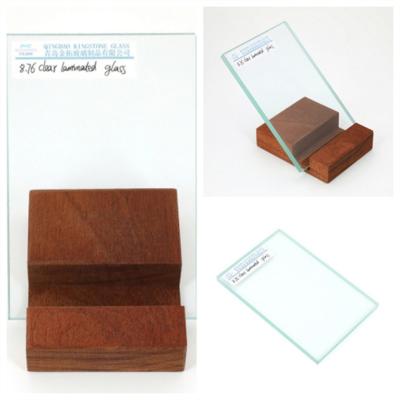 China 10.76mm Soundproof Clear Acoustic Laminated Glass Highly Resistant To Breakage for sale