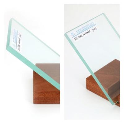 China High Performance Clear Laminated Glass Shatterproof 4.38mm - 25.52mm Thickness for sale