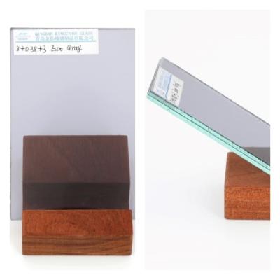 China Sound Proof Laminated Acoustic Glass 6.76mm 8.76mm 10.76mm For Noise Reducing for sale