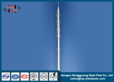 China Tapered / Tubular Telecomminication Monopole Towers for Signal Transmission for sale
