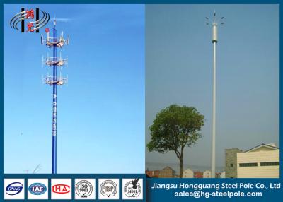 China Telescopic Microwave Antenna Mobile Cell Phone Tower with Powder Coating for sale