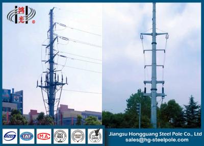China Hot Dip Galvanized Power Transmission Poles for Power Distribution Line for sale