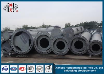 China Tapered Electrical Steel Utility Poles , Industrial / Street Lighting Pole for sale