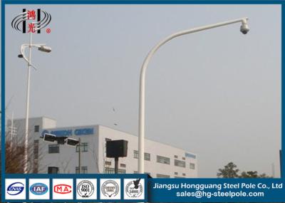 China Anti - Rust Steel Traffic And Telescopic CCTV Camera Pole More Than 15 Years Design for sale
