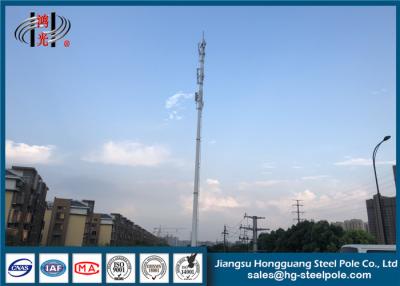 China certificação Monopole sem fio do Iso da torre da pilha das torres de comunicação do sinal 4G à venda