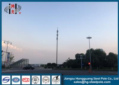 China Broadcast Transmission Antenna Monopole Tower Signal Pole Customizable for sale