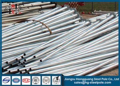 China 16 metros estructural galvanizado al aire libre poste tubular de acero en venta