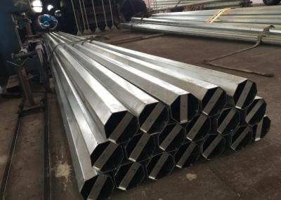 China Metal de acero galvanizado octagonal poste eléctrico del alto palo 69KV en venta