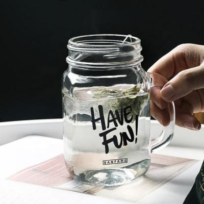 China Customized Color Mason Glass Jar For Home With Long Service Life for sale