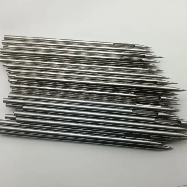 Stainless Steel Capillary Tube Puncture Needle Cannula Slot Scale