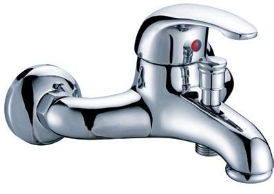China Brass Wall Mounted One Handle Mixer Taps Shower Faucet , 0.05MPa - 0.9MPa for sale