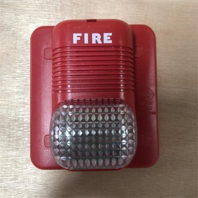 China FM200 System DC24V Fire Alarm Flashing Red And Beeping Sound And Light Alarm for sale