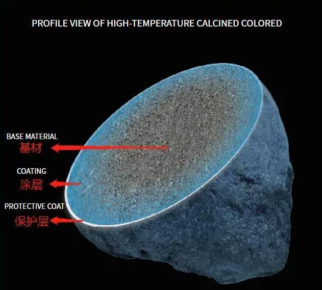 Top Quality, High-Temperature Calcined Basalt Colored Sand for Tiles