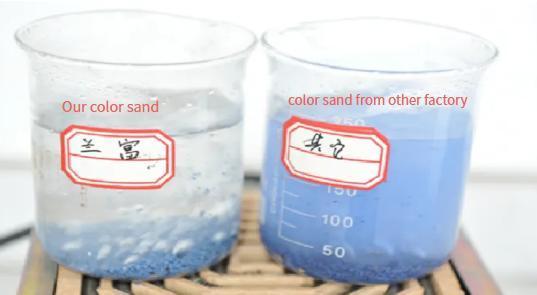 China Factory, Marketable High-Temperature Calcined Waterproof Basalt Color Sand