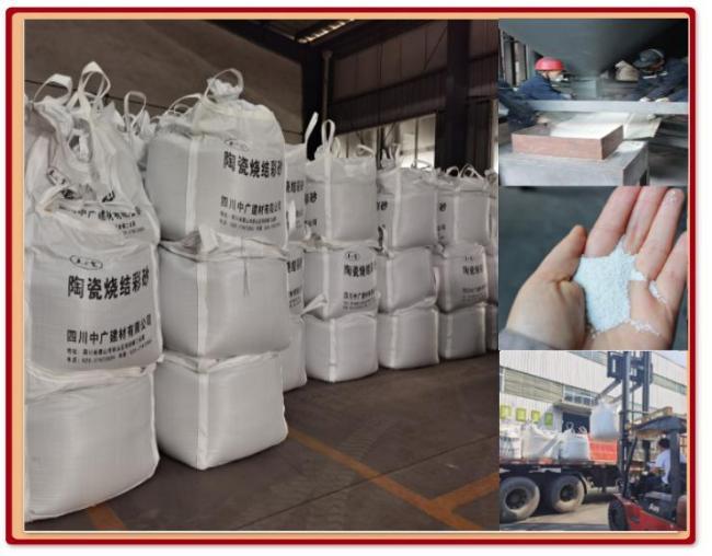 China Factory Direct Supply Colored Sintered Real Stone Paint Sand