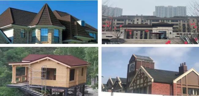 SGS Factory Direct Sell Bond Type Colored Stone Coated Metal Tiles
