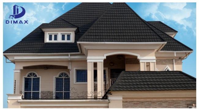 SGS Factory Directly Sell Bond Colored Stone Coated Metal Roof Tiles