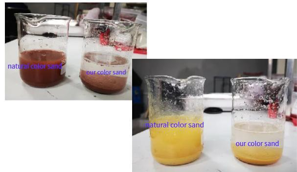 Factory Manufacturer Not Fade High-Temperature Calcined Real Stone Wall Coating Color Sand