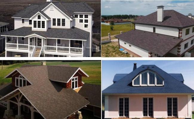 Factory Direct Sell Big Flat Type Fiberglass Asphalt Colored Stone Roof Tiles