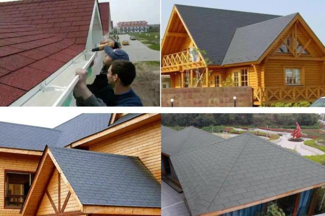 SGS Factory Directly Supply Simple Lattice Colored Stone Coated Asphalt Roof Tile