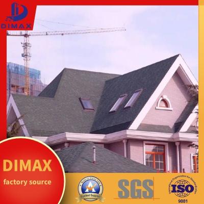 China Waterproof Colored Stone Coated Fiberglass Asphalt Roof Tiles Laminated Roofing Shingles for sale