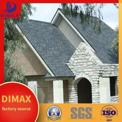 China Waterproof Colored Stone Coated Fiberglass Asphalt Roof Tiles Laminated Roofing Shingles for sale