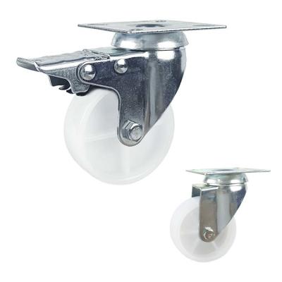 China 35kg Loading 65mm Light Duty Swivel Casters With Plain Bearing for sale