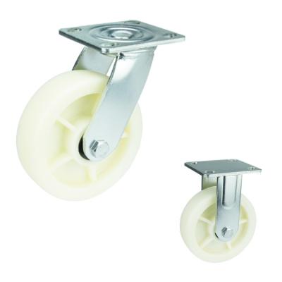 China ISO9001 FP rodas resistentes do trole de 5 polegadas com rolamento de esferas à venda