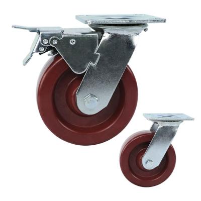 China 6 Inch 880lbs Capacity Heat Resistant Caster Wheels ISO9001 for sale