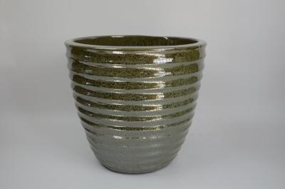 Chine 3 pots en céramique émaillés fabriqués à la main à l'extérieur 16'' 20'' 23.5'' à vendre