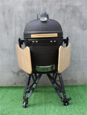 China 51cm Charcoal 20 Inch Kamado Grill Kitchenware Matte Black for sale