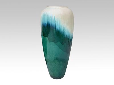 中国 35 Inch Tall Vase Ceramic Outdoor Pot High Fired For Outside N11 - 35