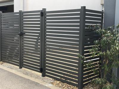 China OEM / ODM Perfil de aluminio de la cerca de la puerta de la cerca de polvo de revestimiento de diseño de consistencia en venta