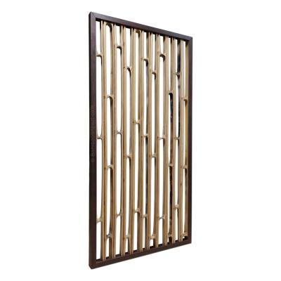 China Vintage Wood Carved Room Divider Screen Hanging Panel Eco Friendly for sale