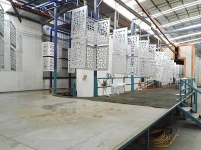 China Capa del panel del acondicionador de aire en plata de aluminio de pulido de ventilación en venta