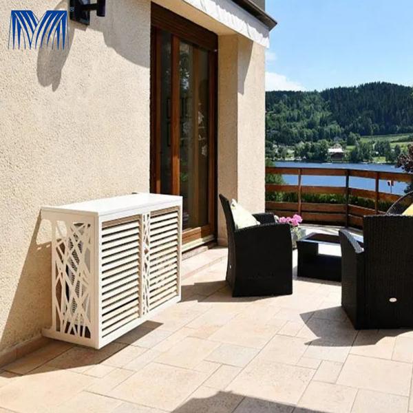 Quality OEM / ODM Aluminium Air Conditioner Cover Rectangle Shape Standard for sale