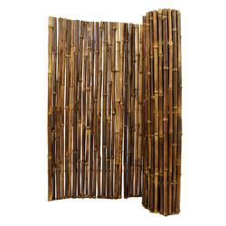 China 150x180cm Bamboo Roll Fencing Trellis Balcony Backyard Decorative Bamboo Fence for sale