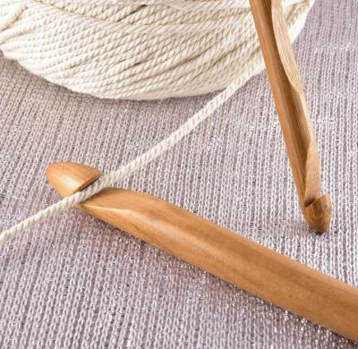 China Weave Yarn Craft Bamboo Circular Knitting Needles Carbonized Bamboo Handle Crochet Hooks for sale