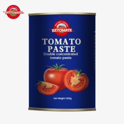 Chine High Fresh Quality Tin Canned Tomato Paste Manufacturer 1000g OEM Canned Tomato Paste à vendre