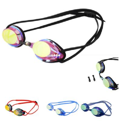 China Custom Brand Print Logo Unisex Speedo Swimming Goggles Anti Fog Swim Goggles for sale