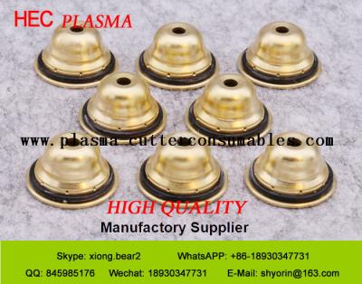 China Plasma Cutter Consumables / Komatsu 1.6mm Nozzle Shield Cap 969-95-24950 for sale