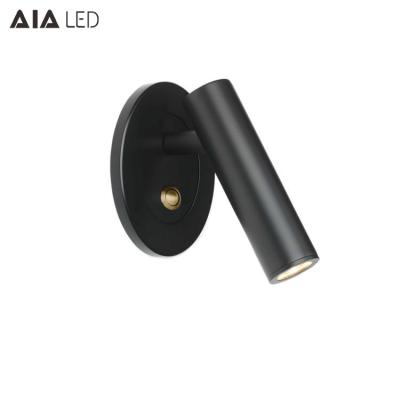 China Surface mounted inside round LED reading wall light & led bed board reading lamp for hotel for sale