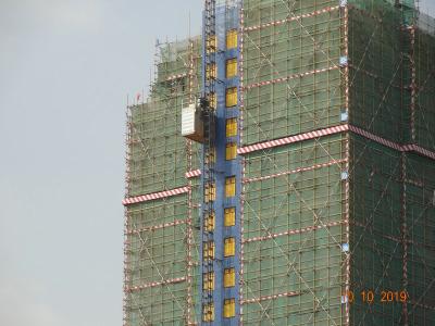 China Construction Site Adjustable 36M / Min Building Material Hoist for sale