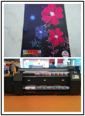China Flag Sublimation Printing Machine / Sign Printing Machine Reactive Ink Using for sale